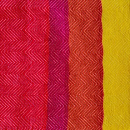 Calyz Pink Orange Placemat Napkin Set - Image 2